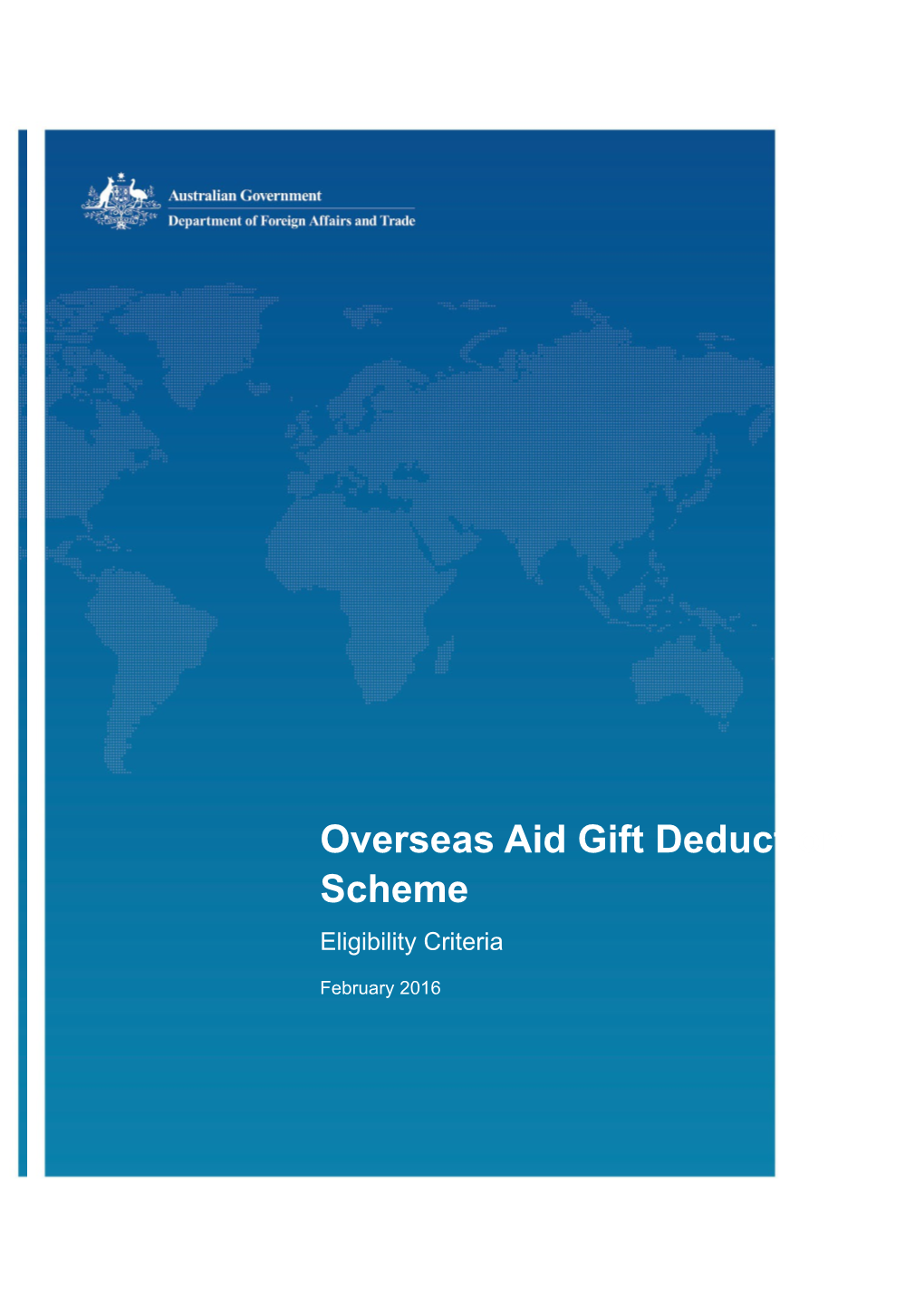 Overseas Aid Gift Deduction Scheme (OAGDS)