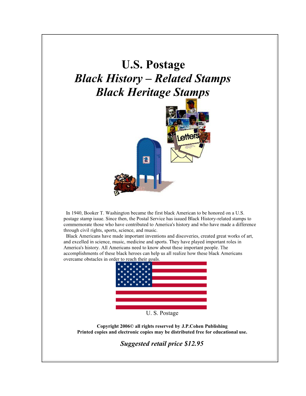 Black History Related Stamps