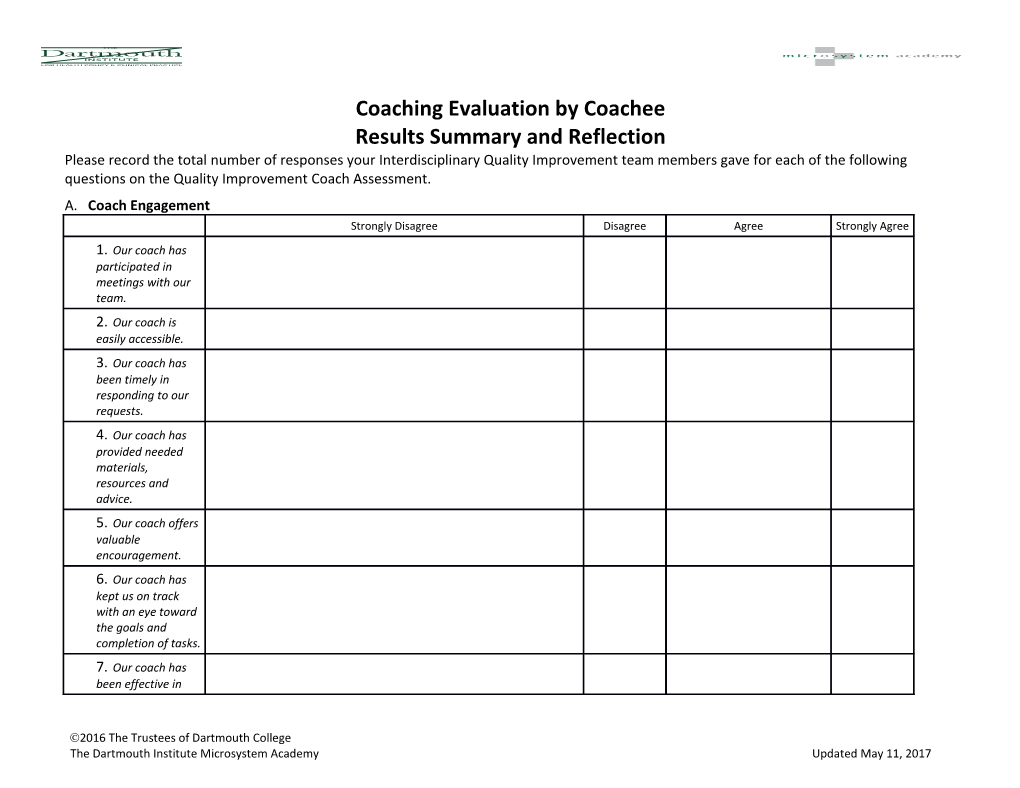 Results Summary and Reflection