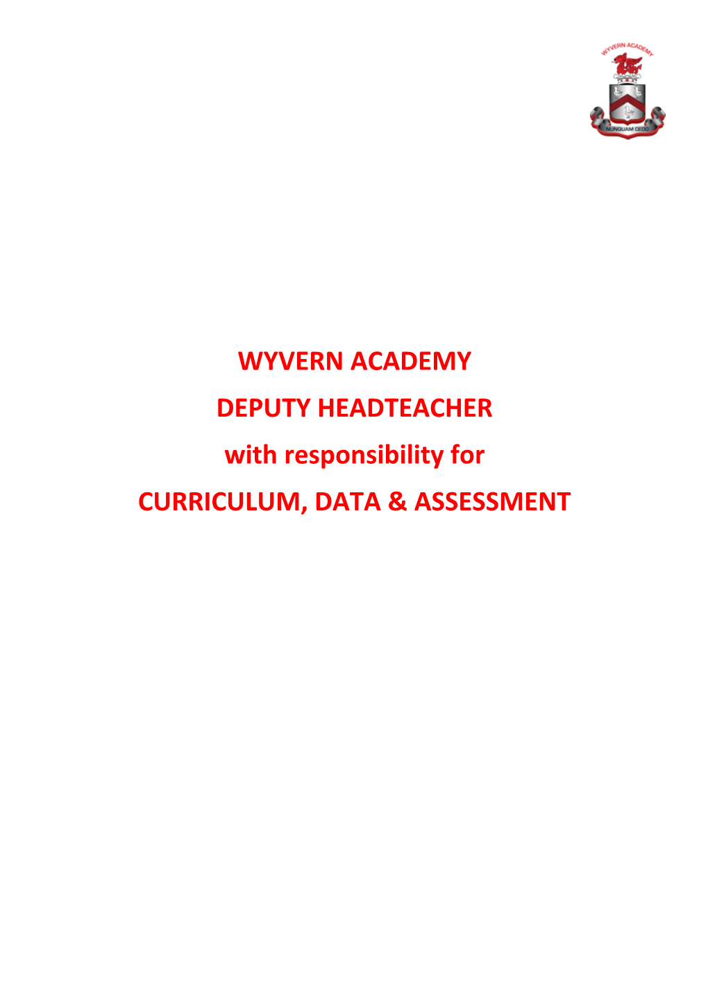 Deputy Headteacher