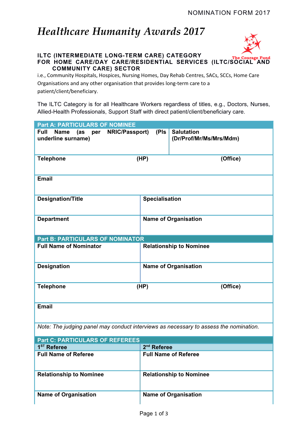 Iltc (Intermediate Long-Term Care) Category