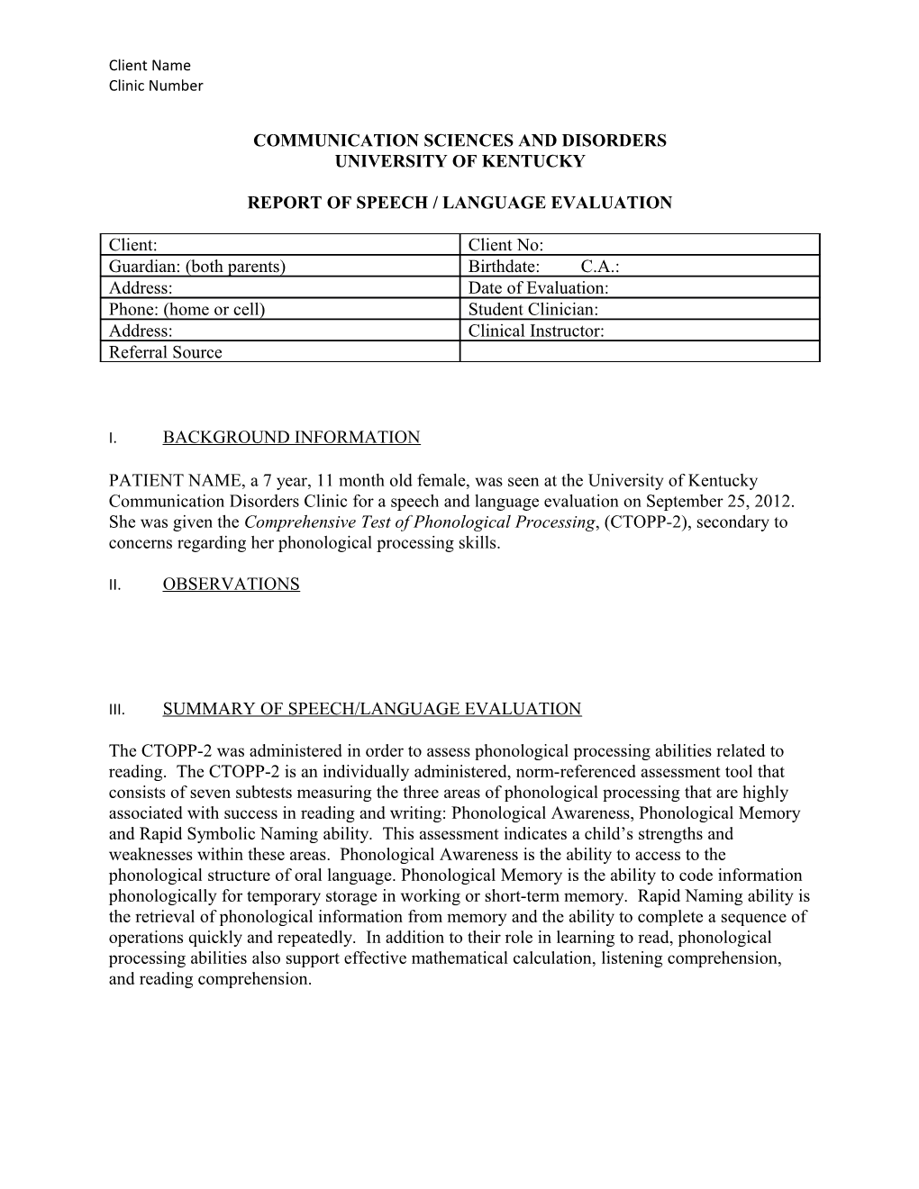 Communication Sciences and Disorders s1