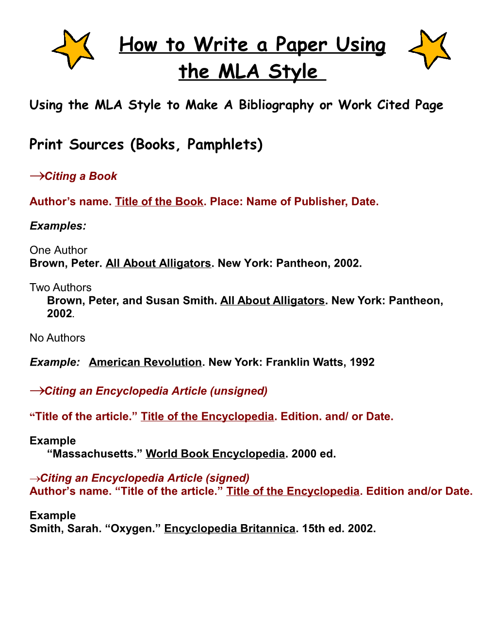 How to Write a Bibliography s2