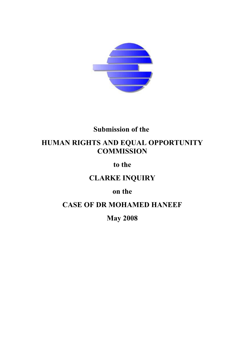Human Rights and Equal Opportunity Commission