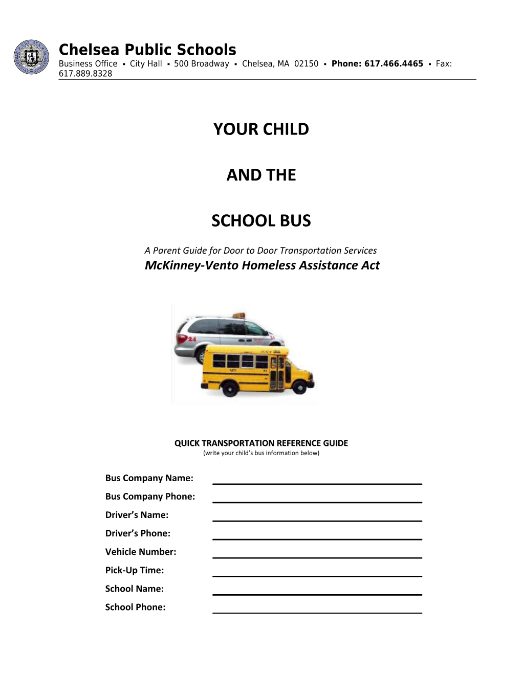 A Parent Guide for Door to Door Transportation Services