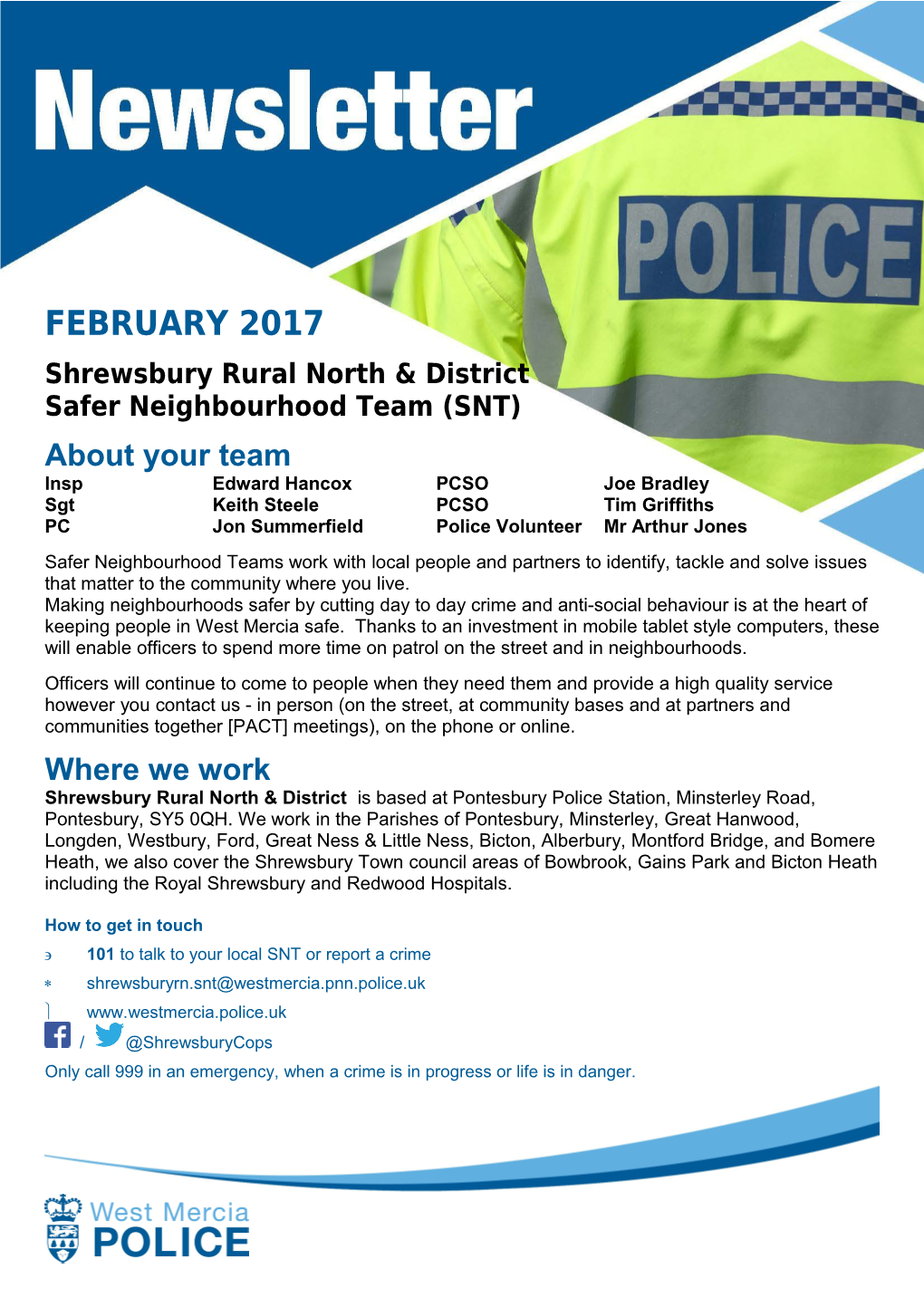 Shrewsbury Rural North & District