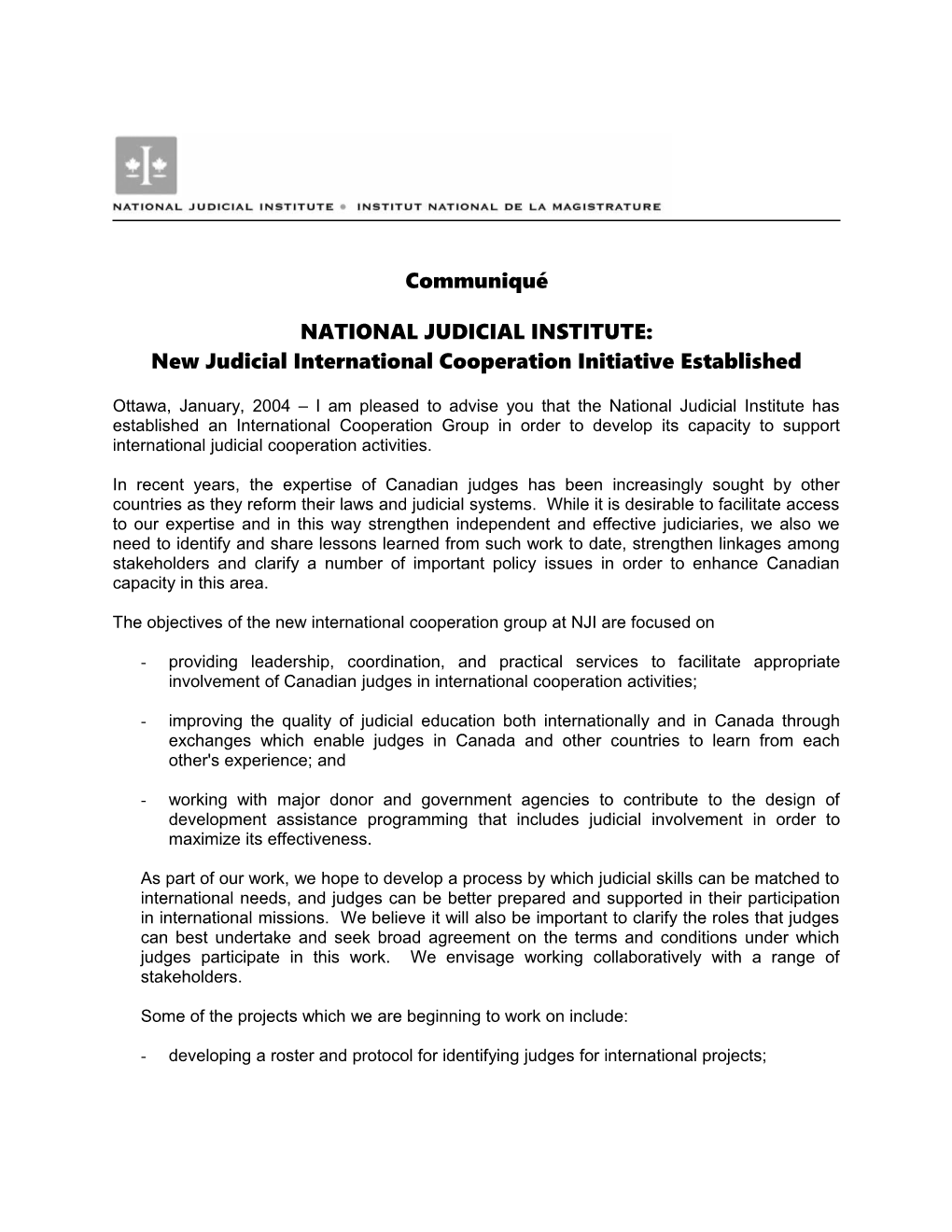 National Judicial Institute