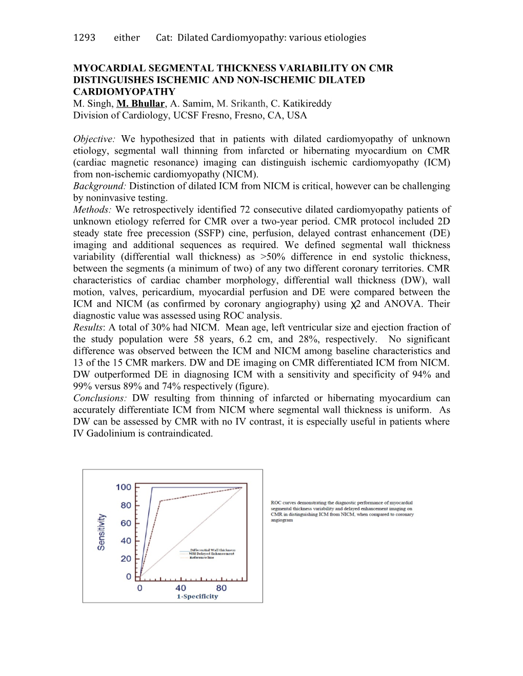 1293 Either Cat: Dilated Cardiomyopathy: Various Etiologies