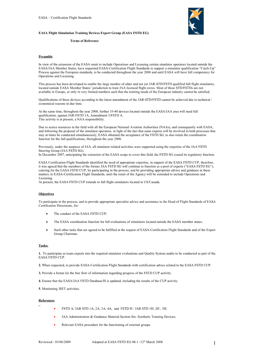 Easa Coordination Process