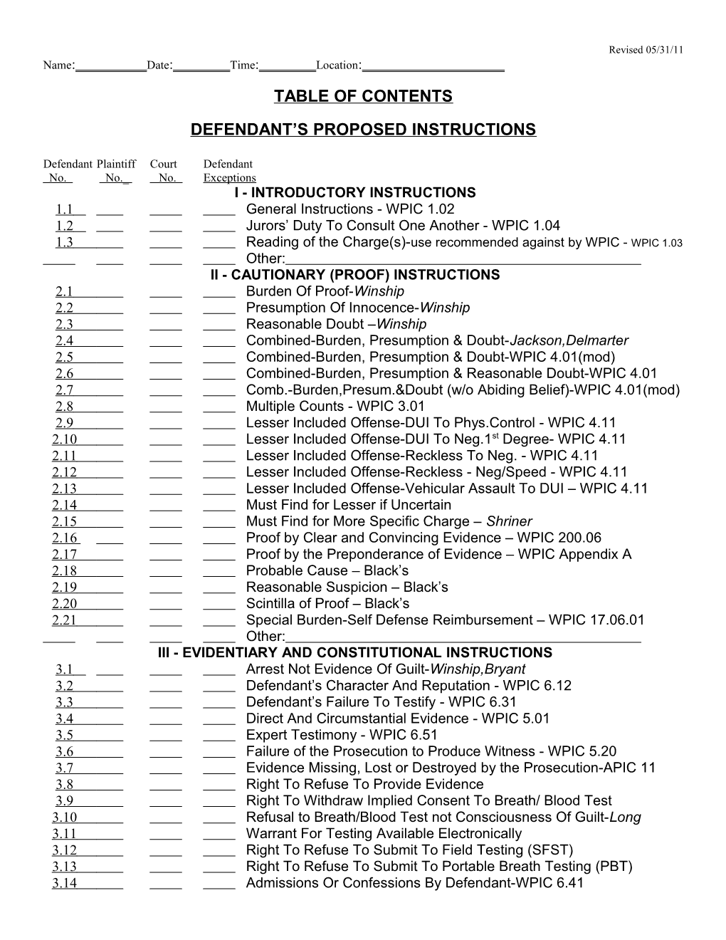 Defendant Plaintiff Court Defendant