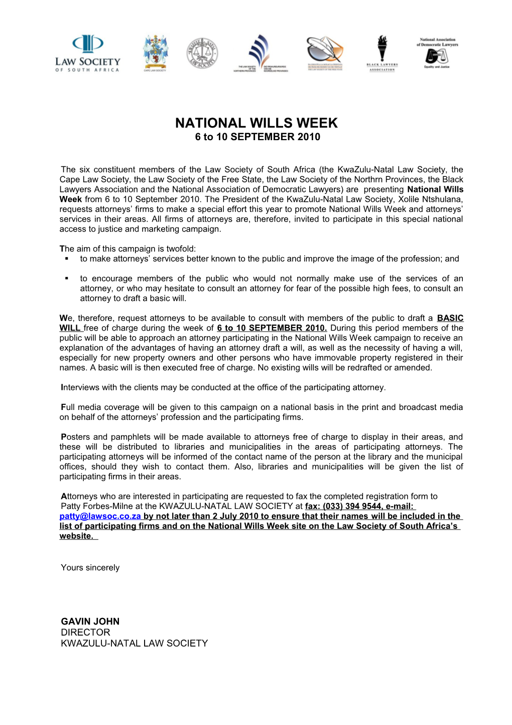 National Wills Week