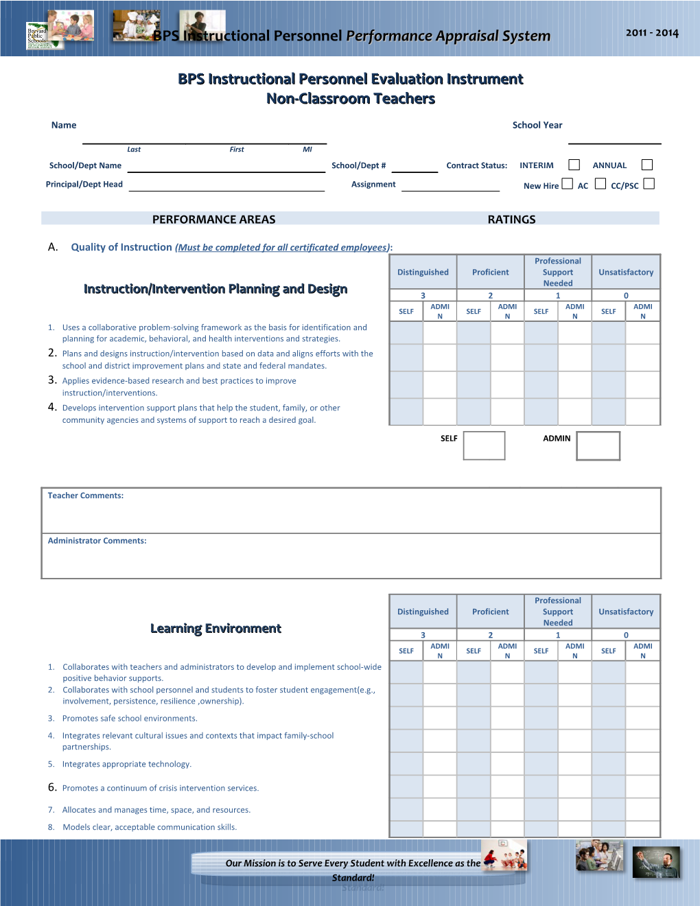 Instructional Performance Appraisal System