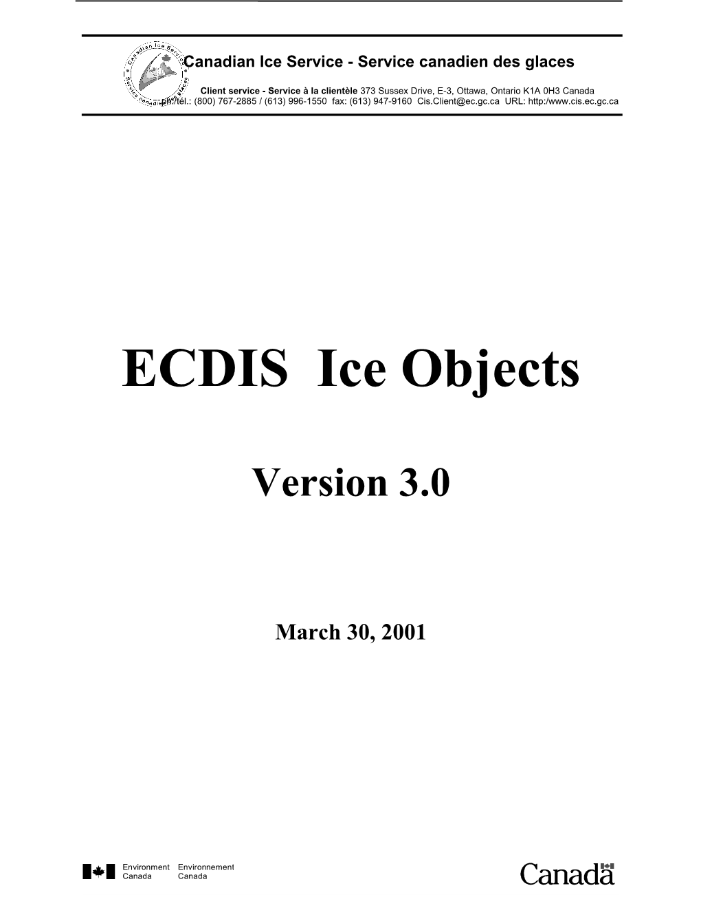 ECDIS Ice Objects