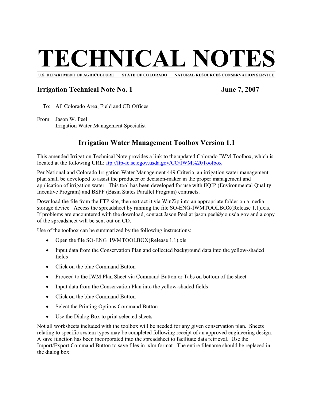 Agronomy Technical Note No. 97 Revised