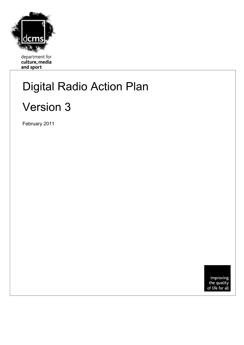 Digital Radio Action Plan