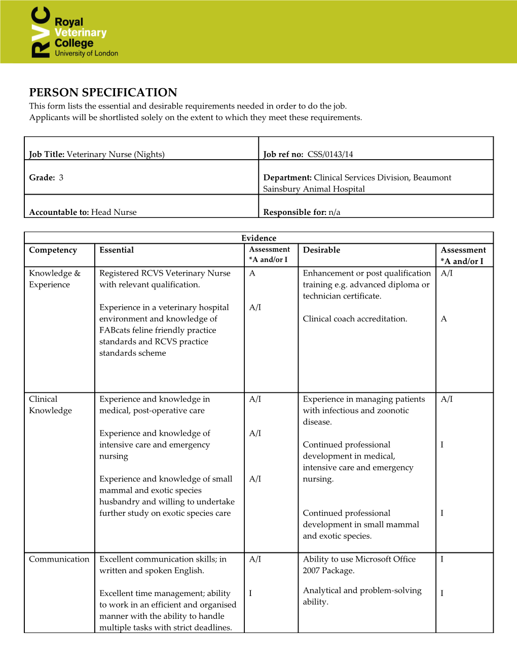 Person Specification s27