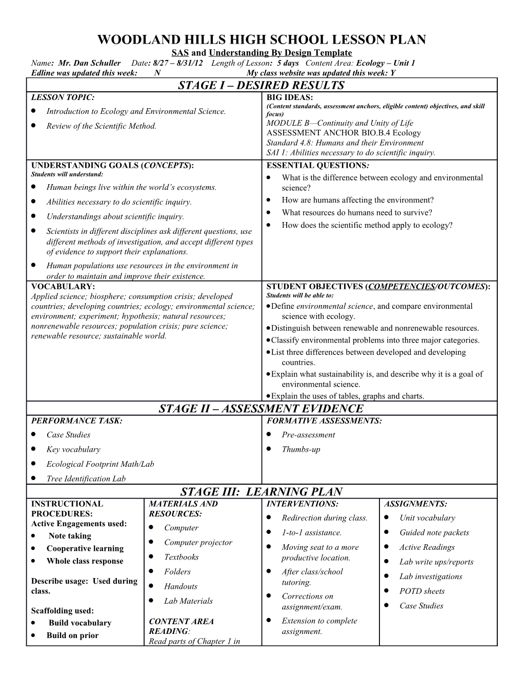 WHHS Lesson Plan s1