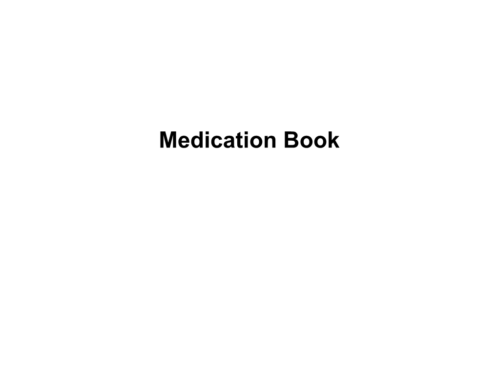 Name: David Cook Medication Progress Note