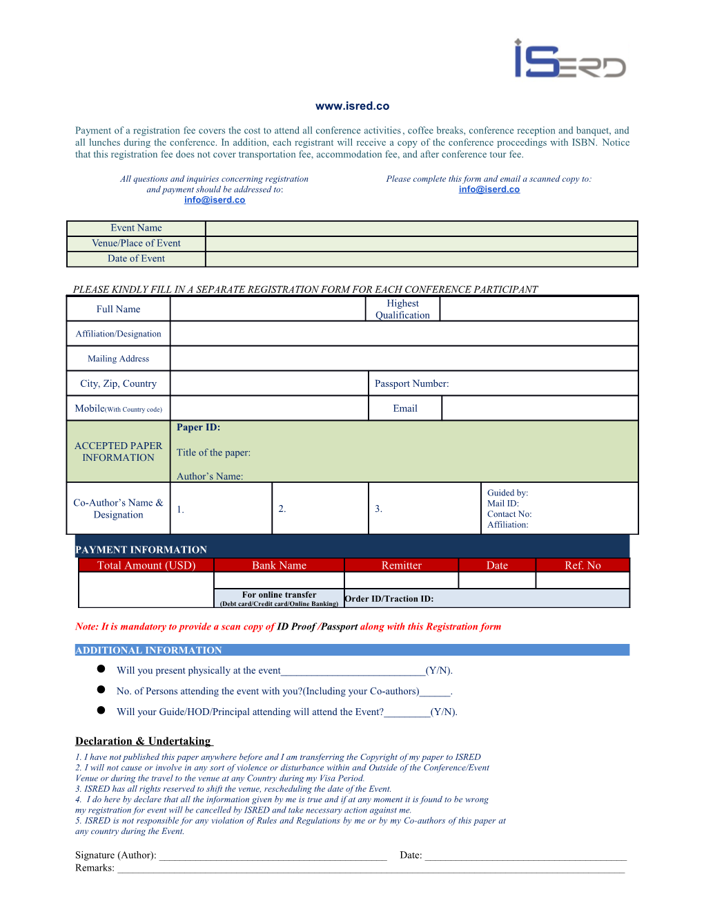 Ieee Rtcsa 2014 Registration Form s1
