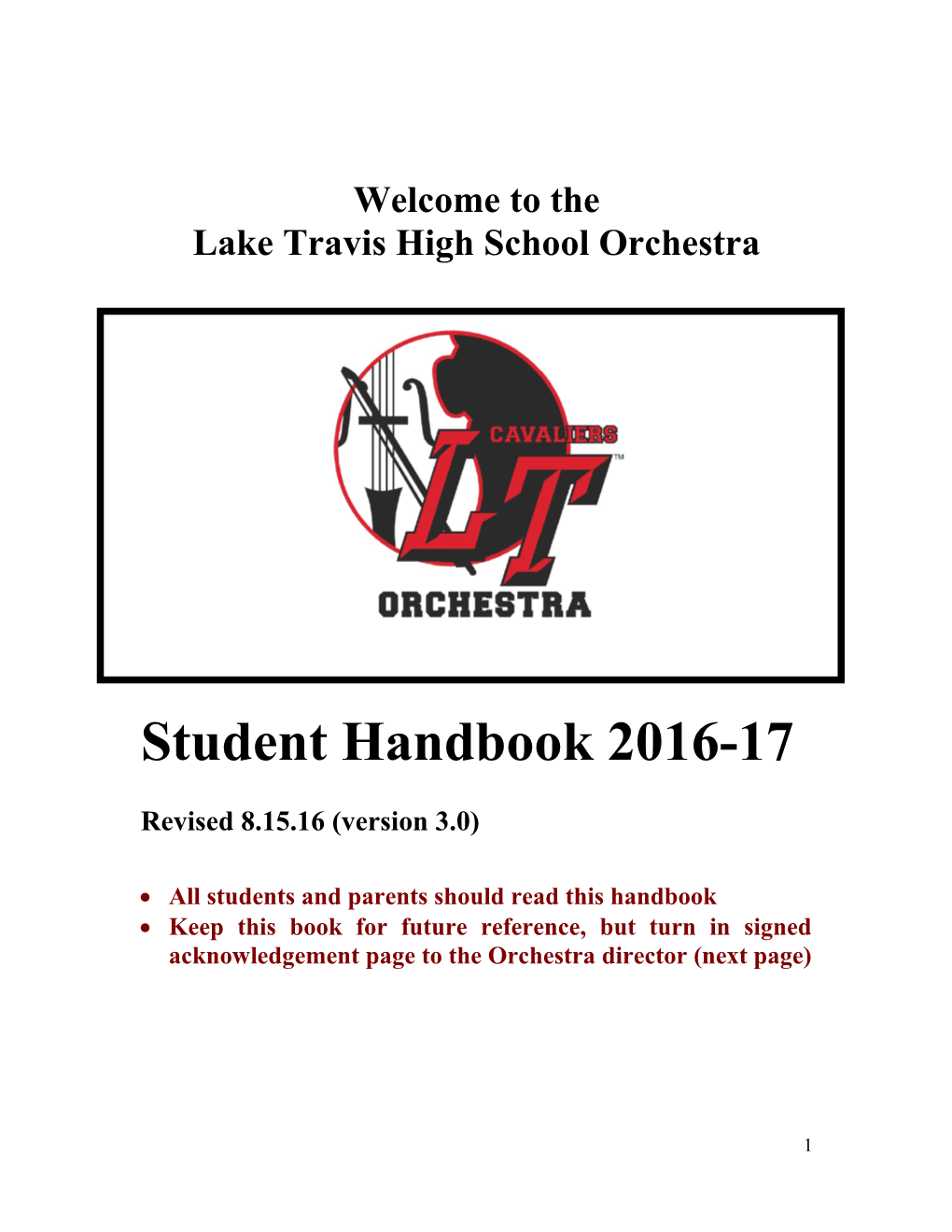 Lake Travis High School Orchestra