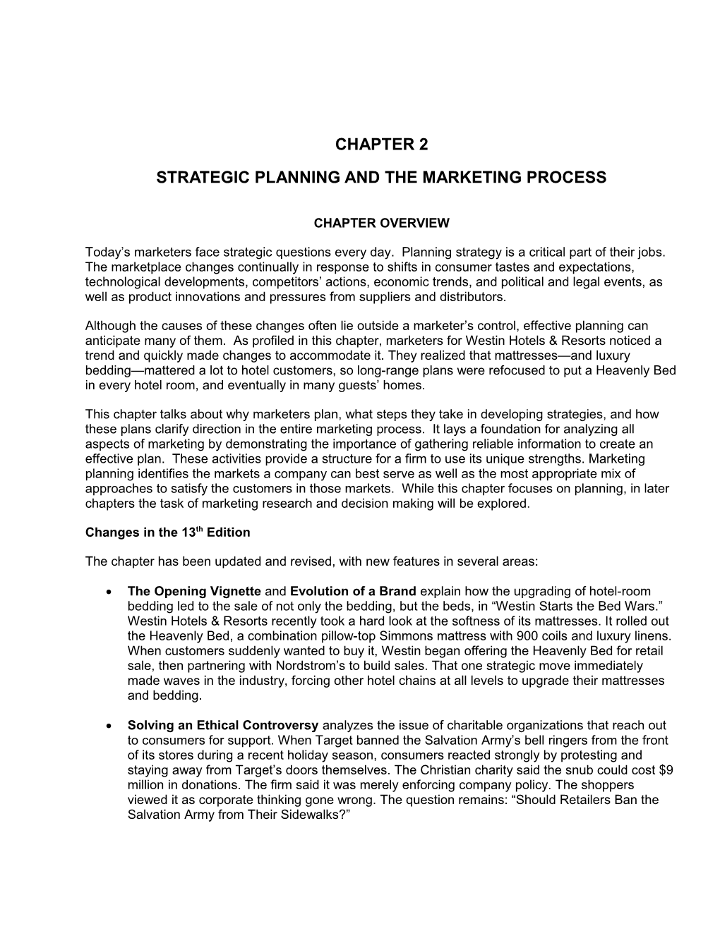Chapter 2 Strategic Planning and the Marketing Process 2-43