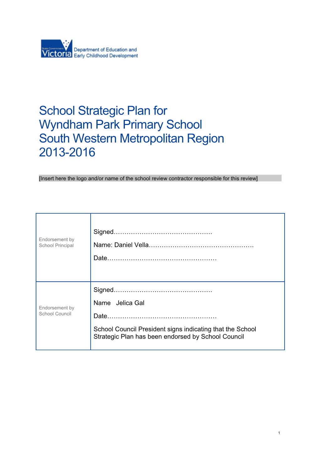 Wyndham Park Primary School