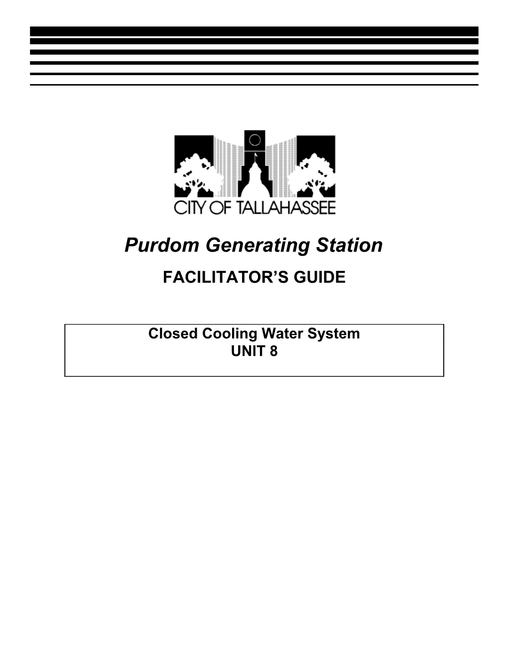 Purdom Generating Station Closed Cooling Water System