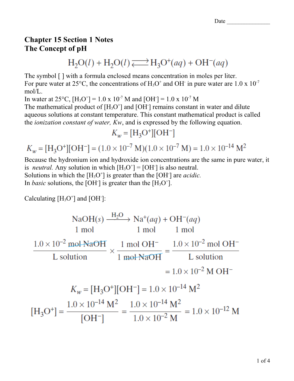 The Concept of Ph