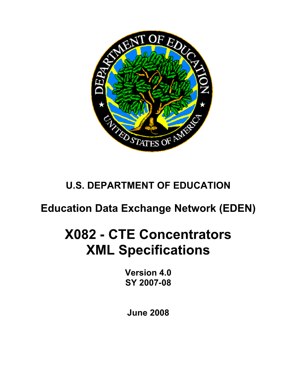 X82 - XML Vocational Concentrators 1.0 (Msword)