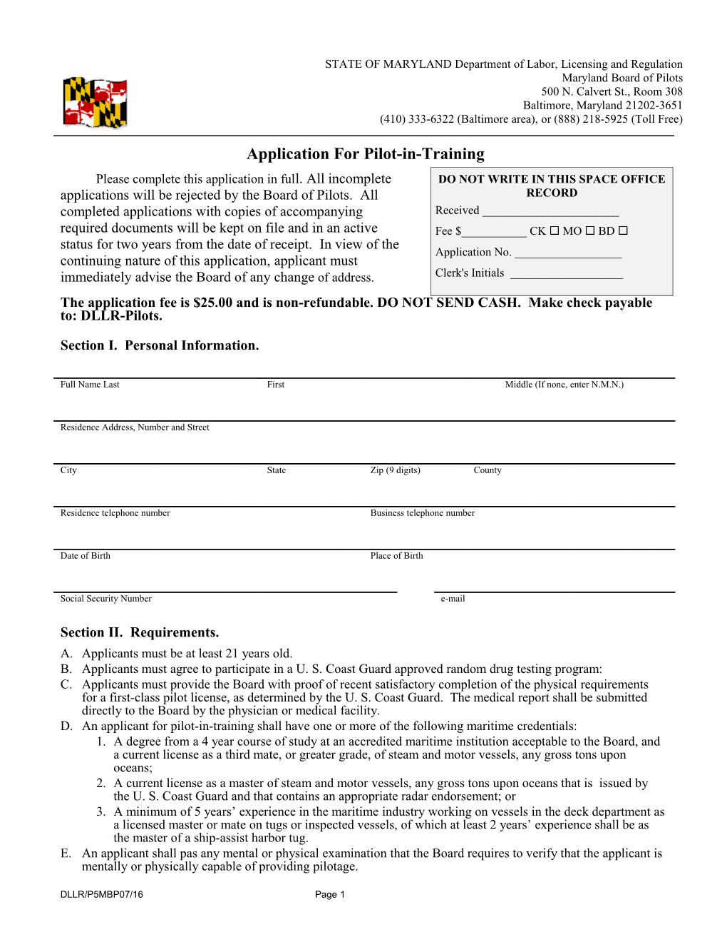 Please Complete This Application in Full. All Incomplete