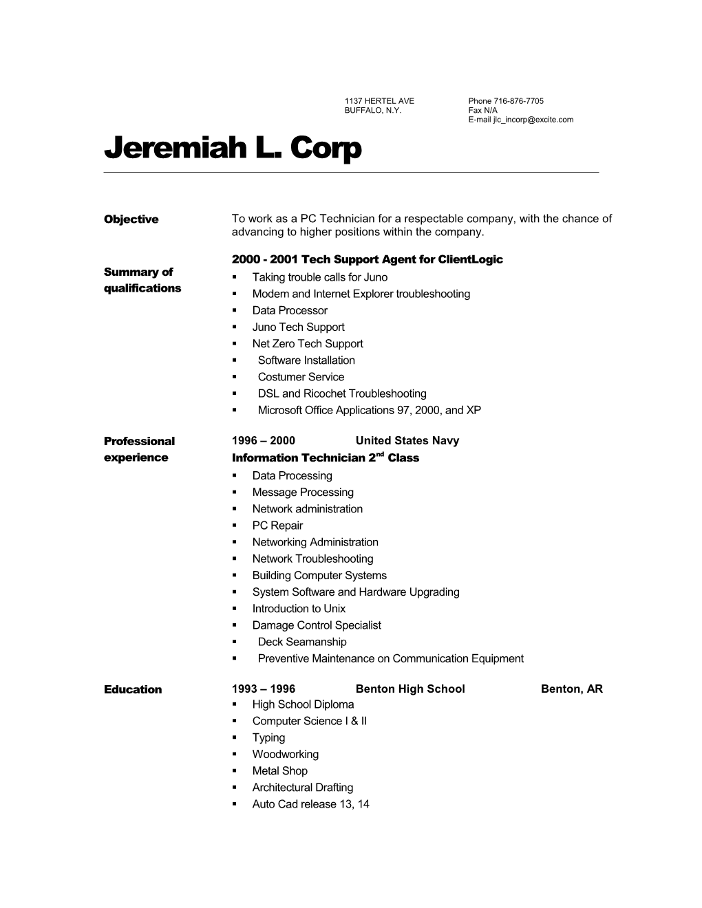 Jeremiah L. Corp
