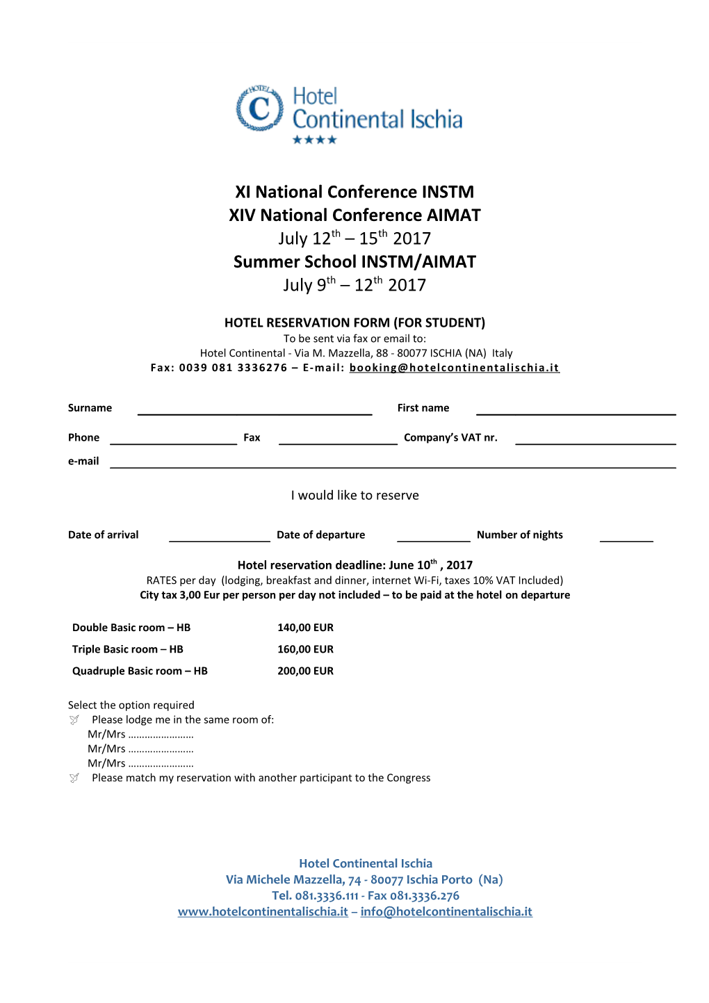 XIV National Conference AIMAT
