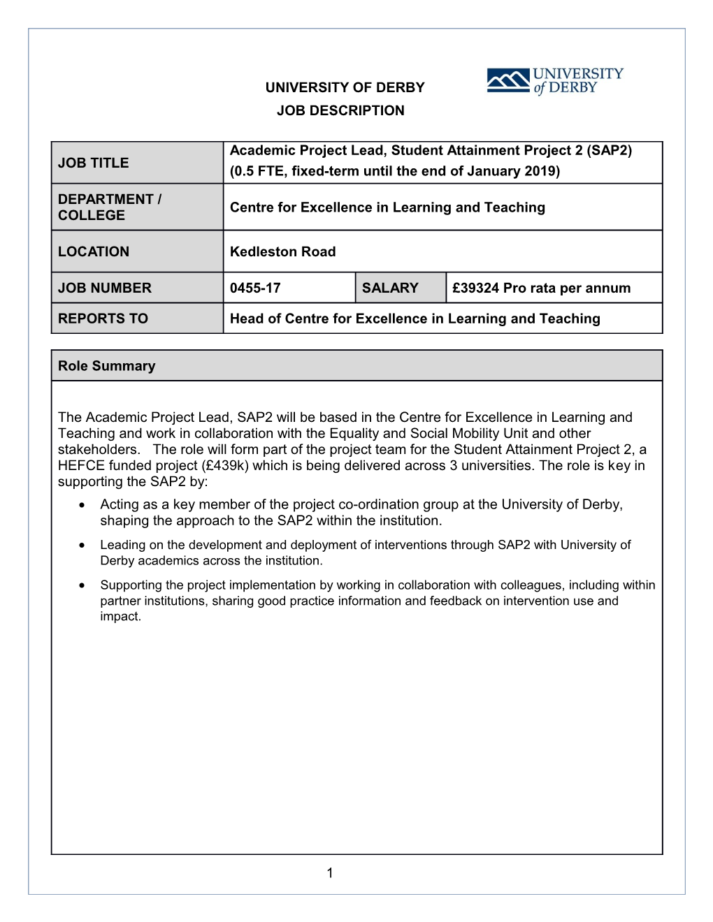 University of Derby s1