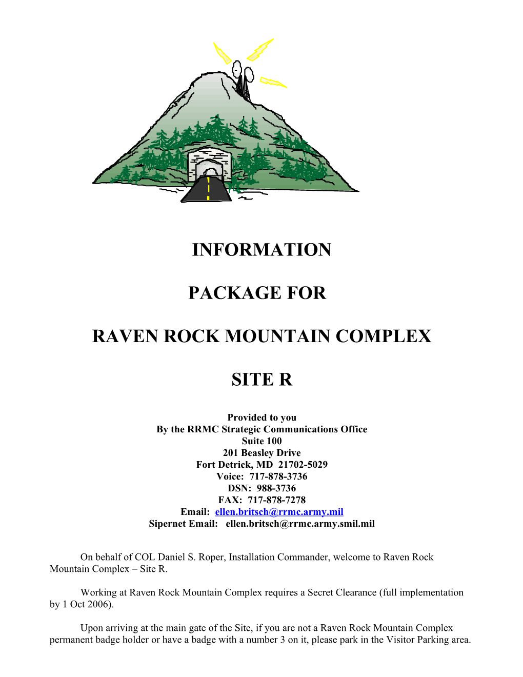 Raven Rock Mountain Complex