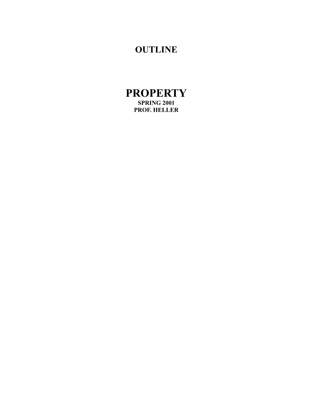 Acquisition of Property and First in Time Principle