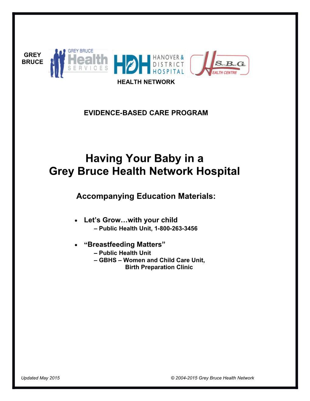 Grey Bruce Health Network