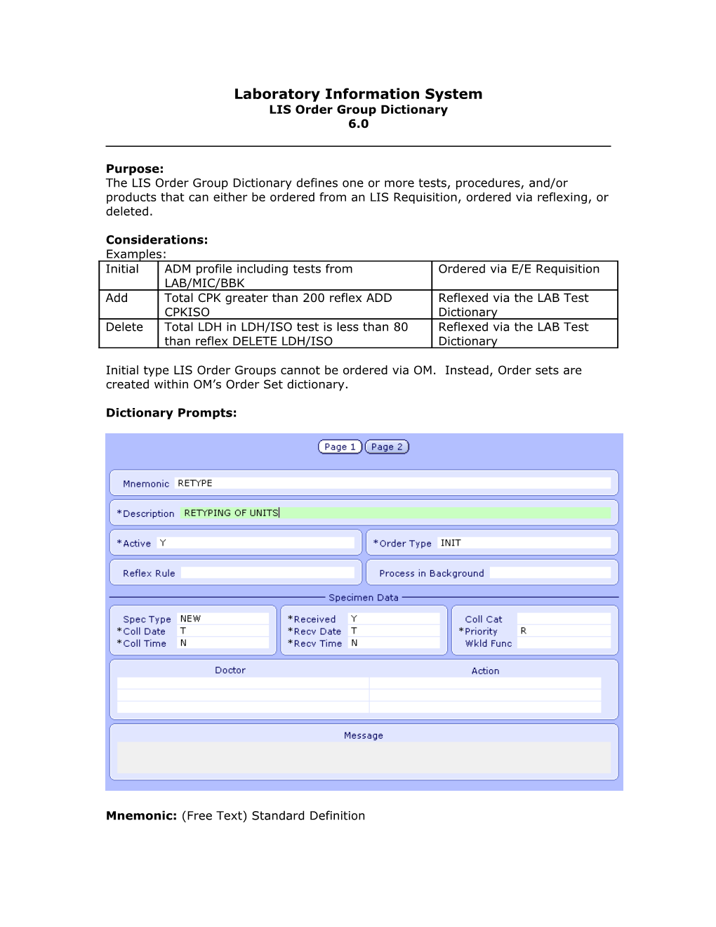 Laboratory Information System