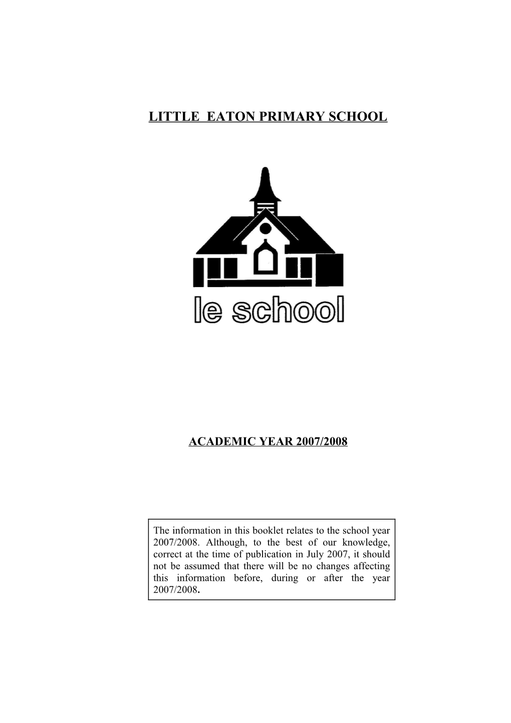 Little Eaton Primary School
