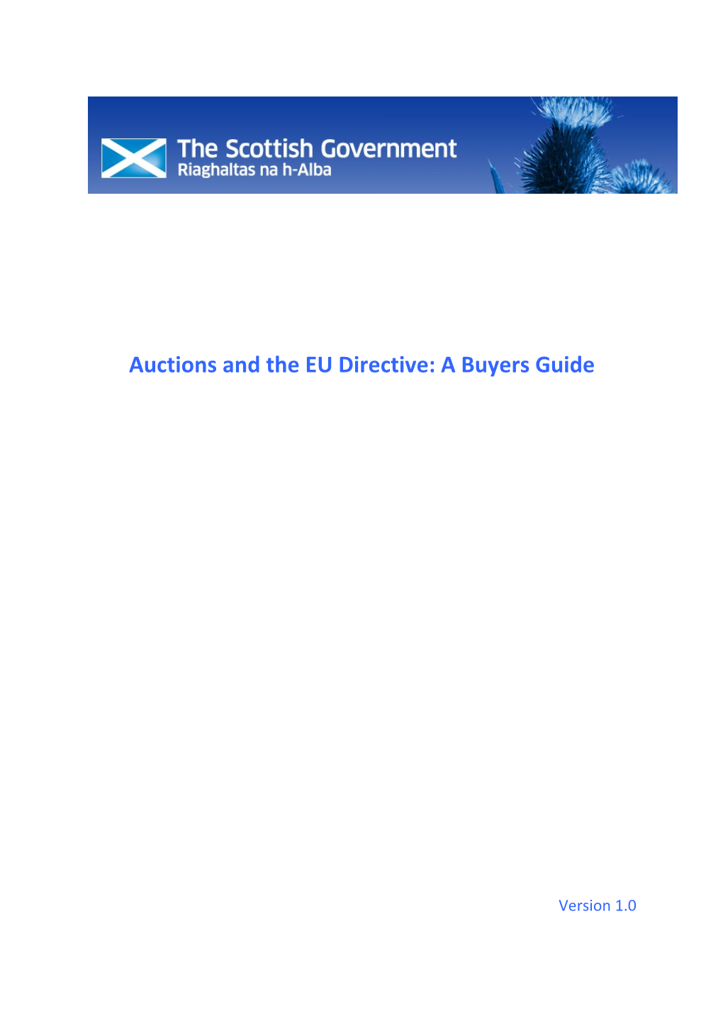 Requirements of the New EU Directive