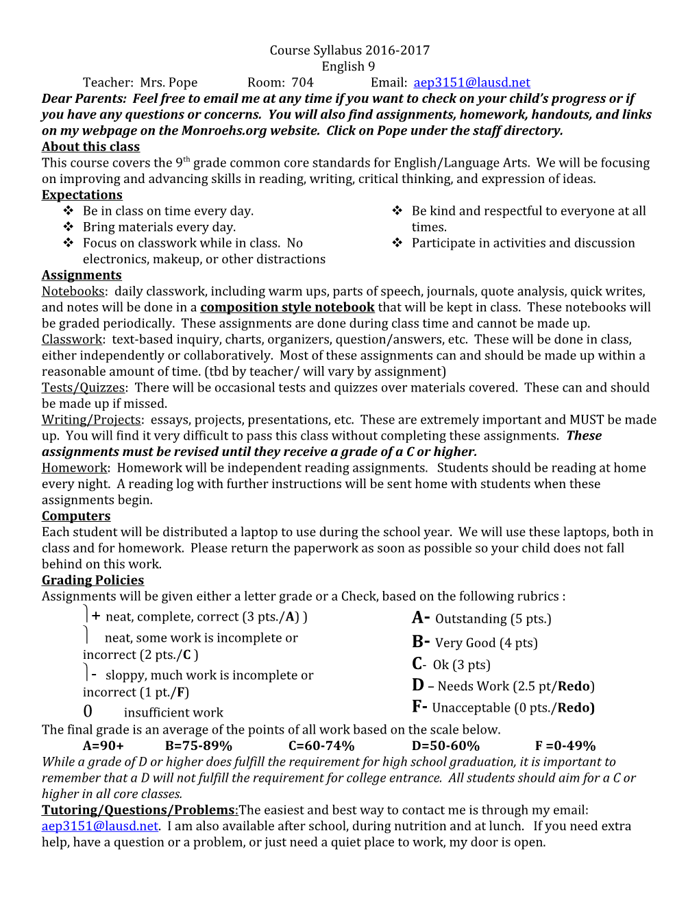 English 11: American Literature/Expository Composition