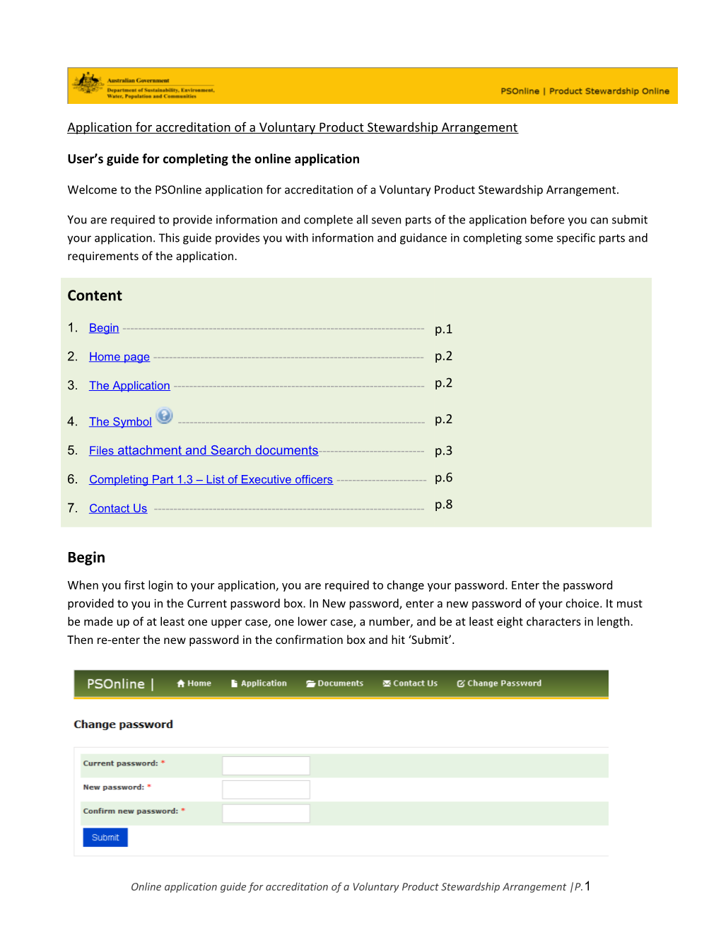 User's Guide for Completing the Online Application