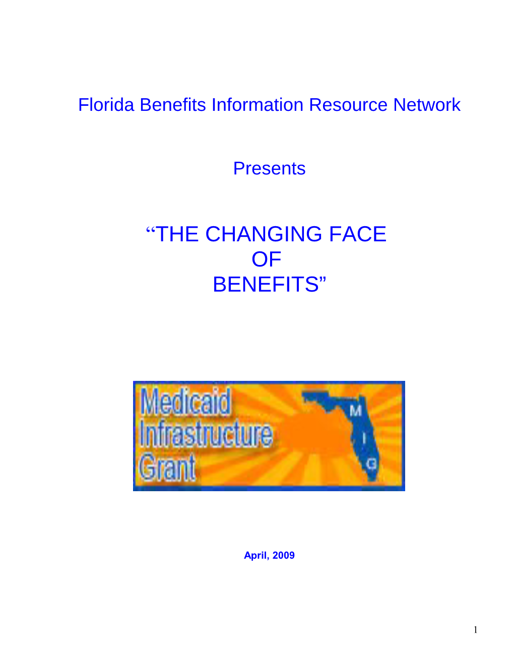 Florida Benefits Information Referral Network