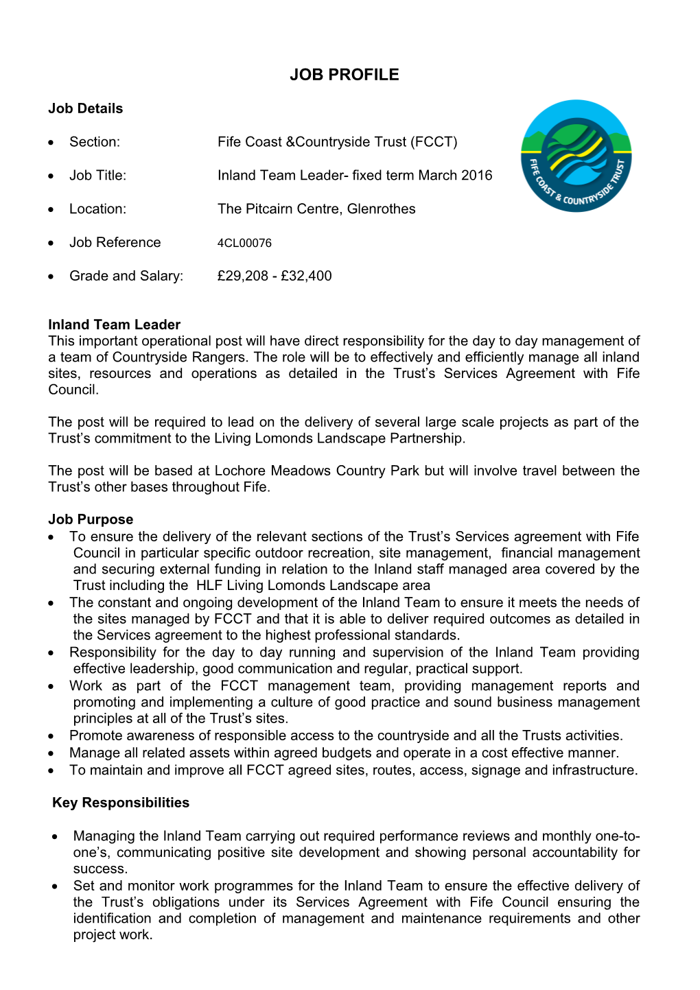 Section:Fifecoast &Countryside Trust (FCCT)