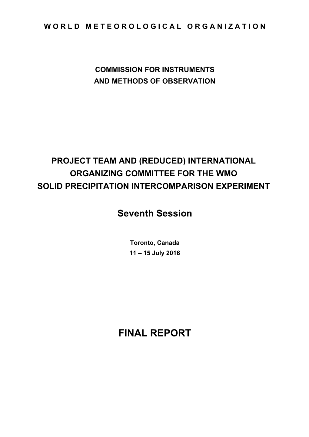 Project Team and (Reduced) International