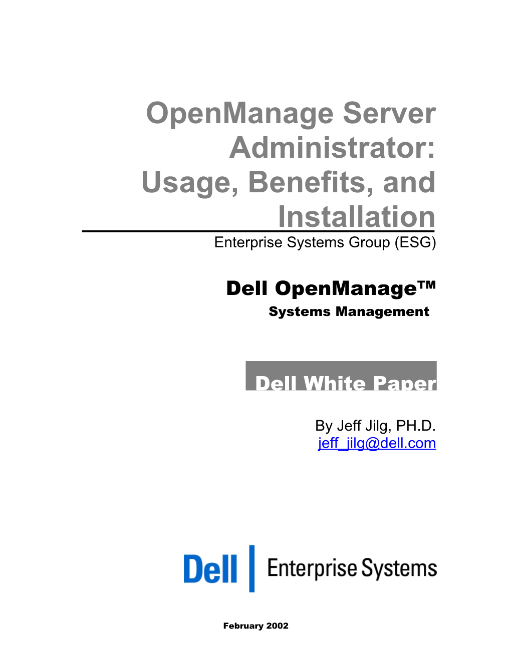 Openmanage Server Administrator