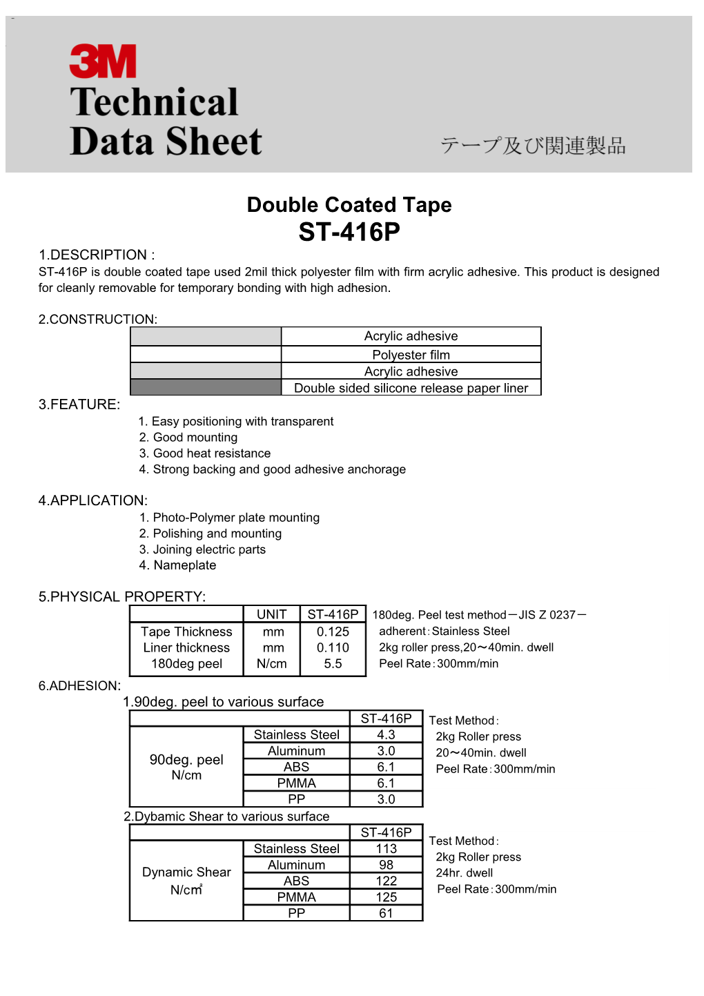 Double Coated Tape