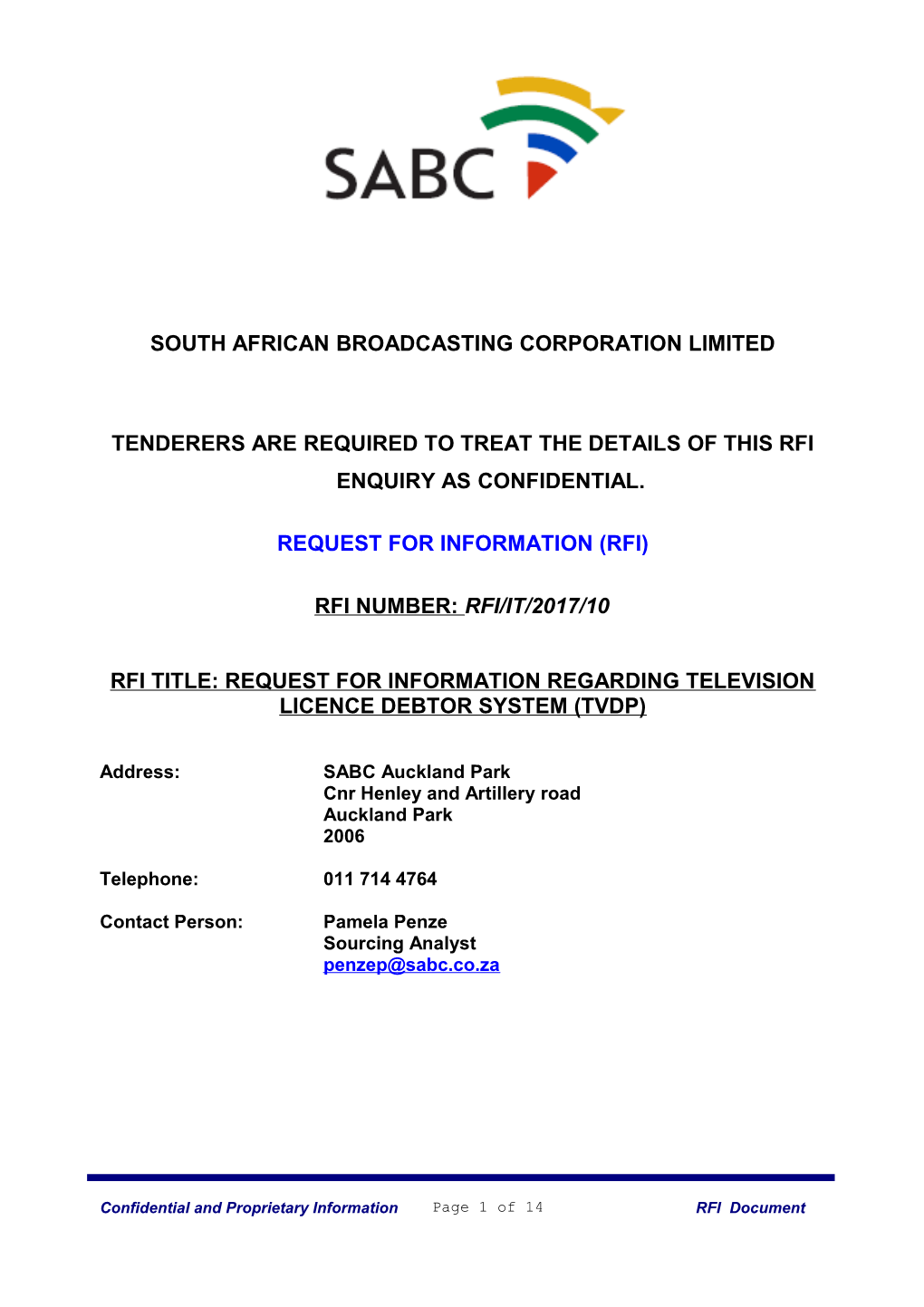 South African Broadcasting Corporation s1