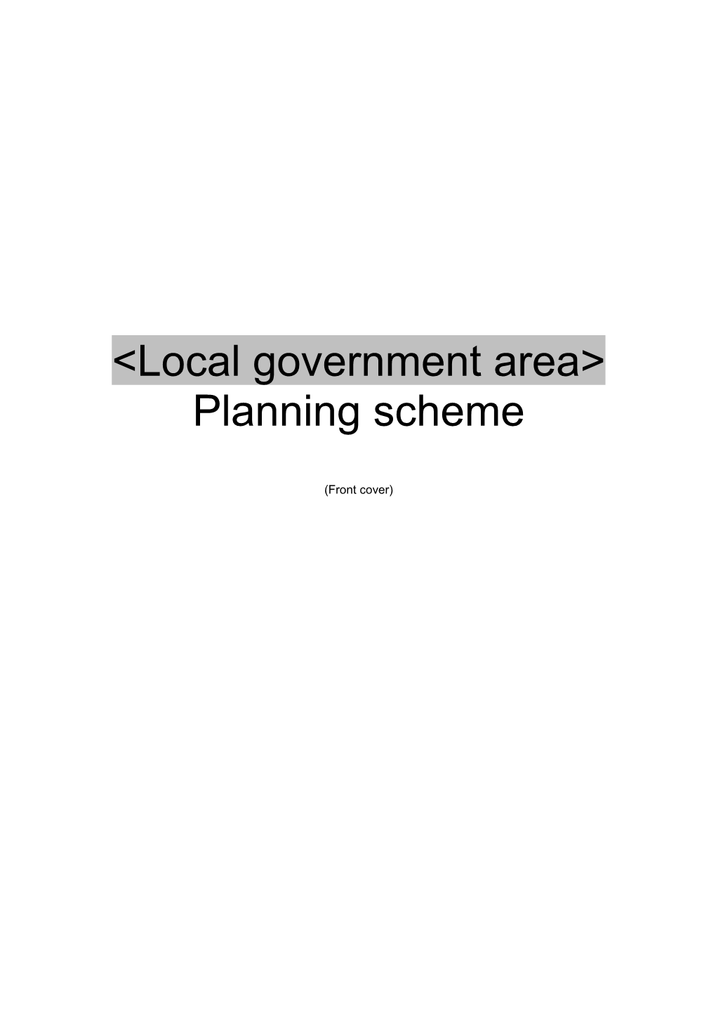 Queensland Planning Provision Version 2.0 Module A
