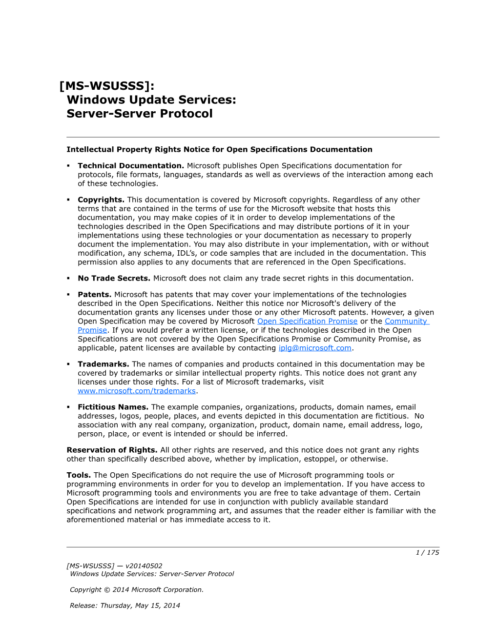 Intellectual Property Rights Notice for Open Specifications Documentation s28