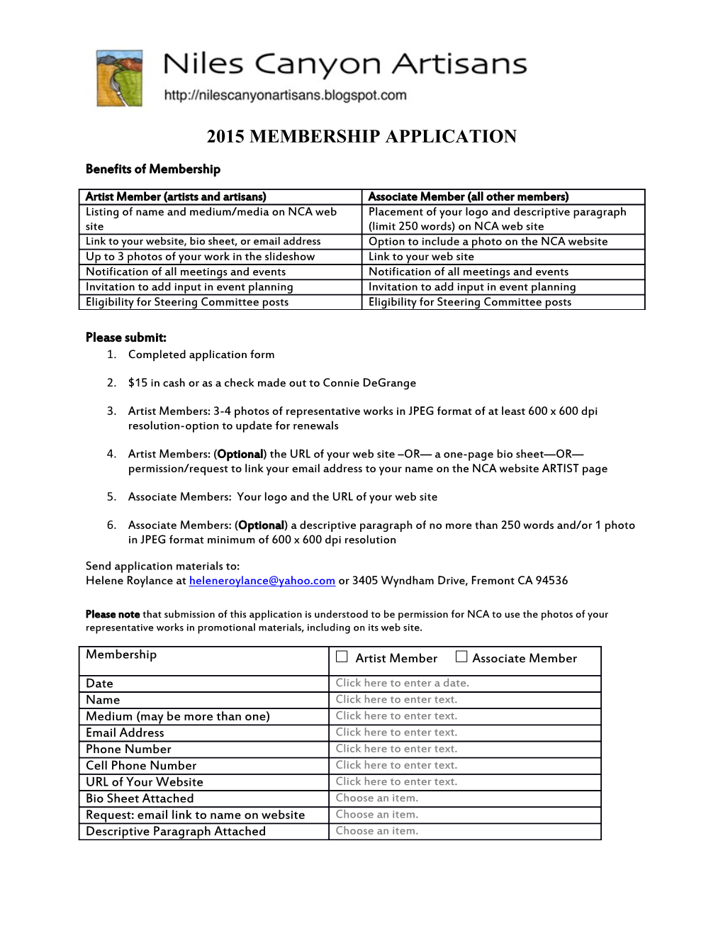 2015 Membership Application s1